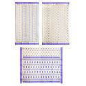 White Tangail Half and Half Saree with All Over Boota