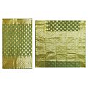 Light Green with Golden Tissue Saree with Border and Pallu