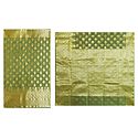 Light Green with Golden Tissue Saree with Border and Pallu