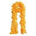 Yellow Crocheted Woolen Scarf