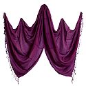 Fine Soft Cotton Purple Stole