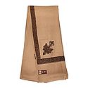 Brown Woolen Gents Shawl with Woven Border