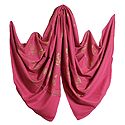 Embroidered Pink Kashmiri Woolen Shawl