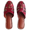 Ladies Camel Leather Jooti