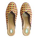Multicolor Phoolkari Design Ladies Jooti