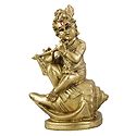 Krishna on Conch
