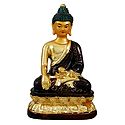 Golden Buddha with Brown Robe
