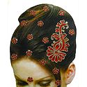 Stone Studded Stick-on for Hair, Forehead and Ear