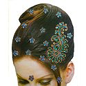 Stone Studded Stick-on for Hair, Forehead and Ear
