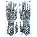 Set of Glitter Sticker Mehendi for Single Hand Decor
