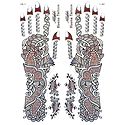 Set of Silver Glitter Sticker Mehendi for Hand and Body Decor
