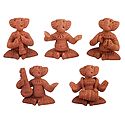 Musician Ganesha - Terracotta Statue
