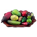 Vegetables in a Wooden Tray
