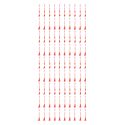 Set of 10 Dark Magenta Acrylic Leaf Door Hanging