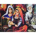Rajasthani Women with Musician