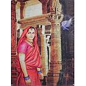 Lonely Rajput Lady in the Palace