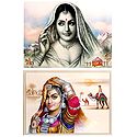 Indian Women - Set of 2 Posters