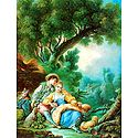Lovers in an English Countryside