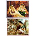 Rajasthani Women - Set of 2 Posters