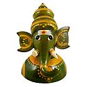 Half Bust Ganesha - Chennapatna Doll