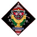Wooden Jagannath on Hardboard - Wall Hanging