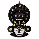 Wooden Kathakali Face - Wall Hanging