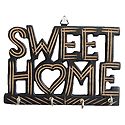 Sweet Home Key Rack with Four Hooks - Wall Hanging