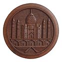Wood Carving Taj Mahal - Wall Hanging