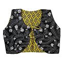 Kantha Stitch on Black Sleeveless Ladies Reversible Waistcoat Jacket