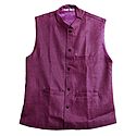 Mens Dark Magenta Sleeveless Jacket