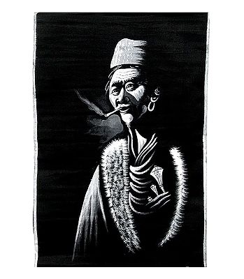 Contemporary Hand Painted