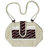 Jute Bag with 2 Zipped Pocket
