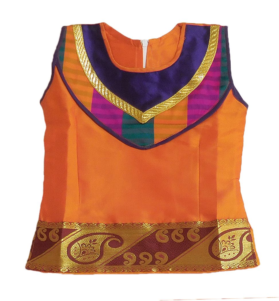ghagra choli golden