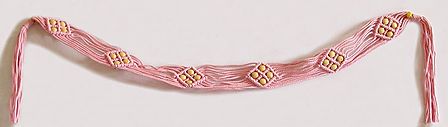 Light Pink Macrame Belt