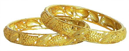 Pair of Gold Plated Bangles