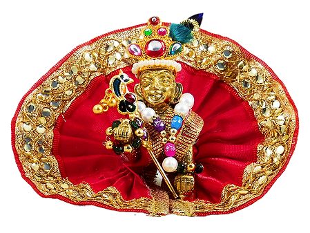 Bal Gopala with Red Dress