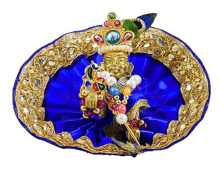 Bal Gopala with Blue Dress