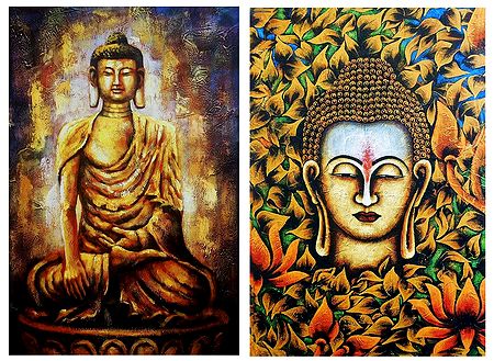 Lord Buddha - Set of 2 Posters
