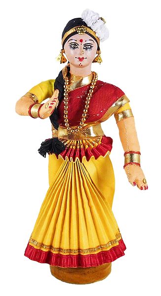 Mohini Attam Dancer from Kerala - Cloth Doll