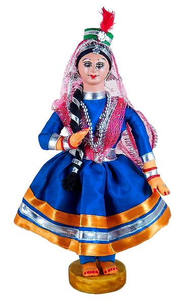 Kathak Dancer - Cloth Doll