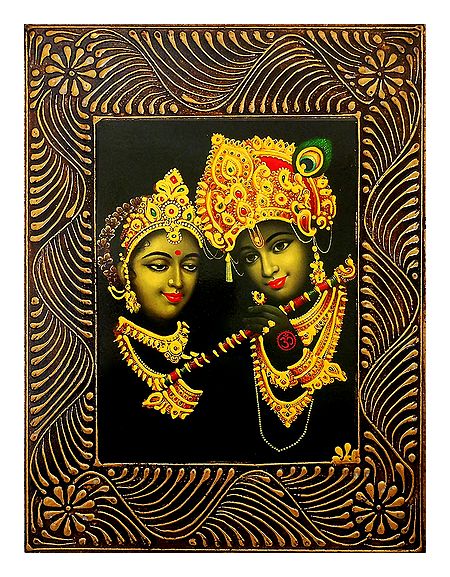 Radha Krishna - Deco Art Wall Hanging