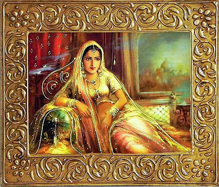 Rajput Princess - Wall Hanging