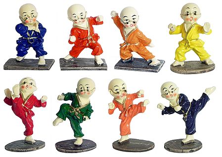 Set of 8 Karate Kids
