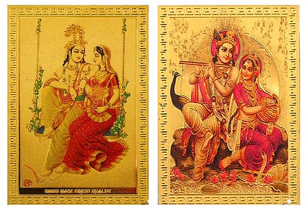 Radha Krishna - Set of 2 Magnets