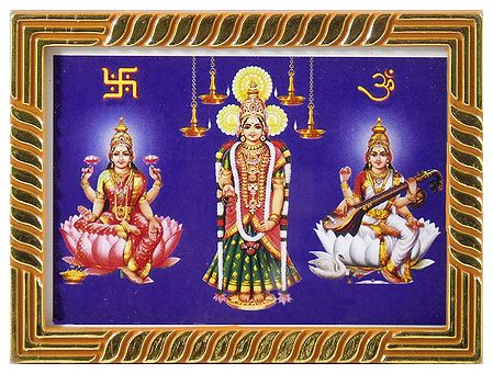 Kanyakumari, Lakshmi and Saraswati - Table Top