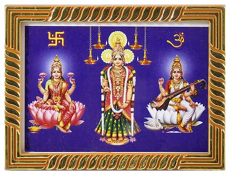 Kanyakumari, Lakshmi and Saraswati - Table Top