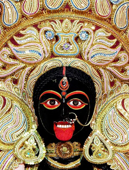 Face of Goddess Kali