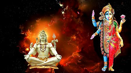 Shiva, Kali and Parvati - Photo Print