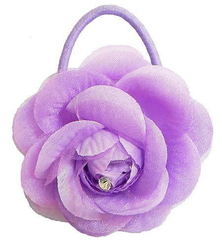 Light Mauve Rose Hair Band (can be used as Brooch also)