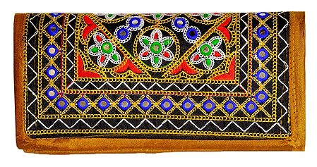 Embroidered Cloth Clutch Purse